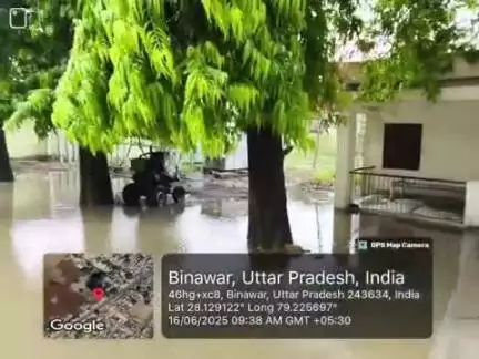 बदायूं: बदायूं के बिनावर का बिजली घर जलमग्न, पानी भरने से क्षेत्र में बिजली सप्लाई ठप