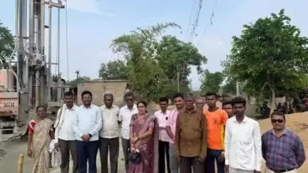 अर्जुनी मोरगाव: बाराभाटी येथे विंधन विहिरींच्या खोदकामाच्या शुभारंभ
