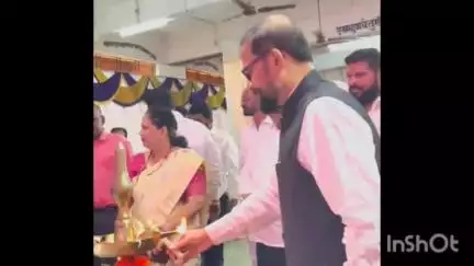 ठाणे: खासदार नरेश मस्के यांच्या उपस्थितीमध्ये किसन नगर येथील शाळेत विद्यार्थ्यांचा शाळा प्रवेशोत्सव साजरा