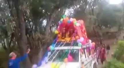 पोखरी: सिनाऊ में भगवान श्रीराम के राजतिलक के साथ रामलीला का हुआ समापन
