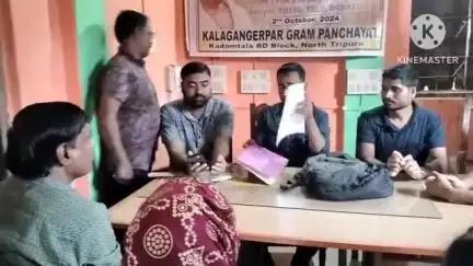 ধর্মনগর: কড়া নিরাপত্তার মধ্যে দিয়ে  শুরু হয়েছে কালাগাঙ্গের পাড় গ্রাম পঞ্চায়েত কার্যালয়ে ভোট গ্রহণ প্রক্রিয়া