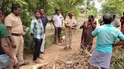 திருச்செங்கோடு: மாரப்பன்பாளையத்தில் தனிநபர் ஆக்கிரமிப்பில் இருந்த பொதுப்பாதையை மீட்ட வருவாய் துறையினர்
