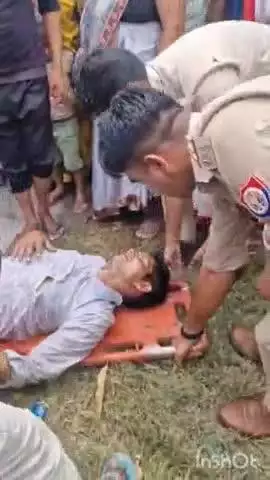 लखीमपुर: महेवागंज के पास तेज रफ्तार कार ने बाइक सवार को मारी टक्कर, बाइक सवार गंभीर रूप से हुआ घायल