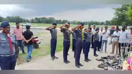 আলিপুরদুয়ার ১: প্যারেড গ্রাউন্ডে বিপুল রায়ের আত্মবলিদান দিবস পালনের অনুষ্ঠান EXসেনা কর্মীদের সংর্বধনা প্রদান,প্যারেডের আয়োজন করলো NCC