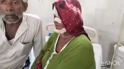 बिजनौर: गांव चंदन वाला के पास बाइक के पहिए में दुपट्टा उलझने से महिला गंभीर रूप से घायल