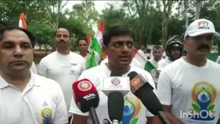 ନବରଙ୍ଗପୁର ପୋଲିସ ଷ୍ଟେସନ: 12ବାଟାଲିୟନ ସିଆରପିଏଫରେ ଆନ୍ତର୍ଜାତୀୟ ଯୋଗ ଦିବସ ପାଇଁ ଏକ ବାଇକ ରାଲି ଅନୁଷ୍ଠିତ ହୋଇଥିବା ନେଇ ମତ ଦେଲେ କମାଣ୍ଡାଣ୍ଟ