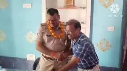 हिण्डौन: गढ़मोरा थानाधिकारी रामनिवास गुर्जर ने श्री महावीर जी थाने का संभाला चार्ज, हुआ स्वागत