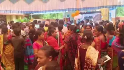 କେନ୍ଦୁଝର ସହର: ବିକାଶ ବାହନ ଯାତ୍ରା  କେନ୍ଦେଇପୋଷି ଗ୍ରାମ ପଞ୍ଚାୟତ ରେ ସ୍ଵାଗତ ସଫଳତାର ସହ ଅନୁଷ୍ଠିତ