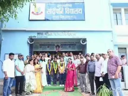 देवास नगर: देवास के सांदीपनि विद्यालय में धूमधाम से मनाया गया प्रवेश उत्सव