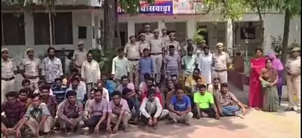 बांसवाड़ा: पुलिस अधीक्षक ने किया खुलासा, बांसवाड़ा जिला पुलिस का बड़ा अभियान, 48 घंटे में 717 आरोपियों को किया गिरफ्तार