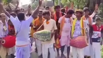 মুরারই ২: গোবিন্দপুর গ্রামে হরিনাম সংকীর্তনের মাধ্যমে ধুলোট করা হলো