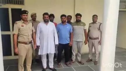 गन्नौर: थाना औधोगिक बड़ी पुलिस टीम ने कैंटर चालक से मारपीट और लूटपाट करने वाले 5 आरोपियों को पकड़ा
