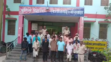सज्जनगढ़: सज्जनगढ़ थाना पुलिस की कार्रवाई, वांछित अपराधियों की धरपकड़