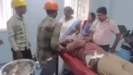 चौसा: चौसा निर्माणाधीन बिजली परियोजना में कार्य के दौरान एक मजदूर गंभीर रूप से घायल, चौसा सीएचसी में इलाज जारी