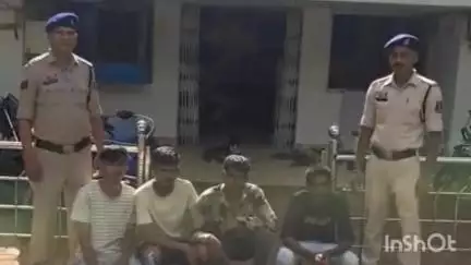 दुर्ग: पुलिस ने जामुल क्षेत्र से फ़ाइन इंजीनियर्स कंपनी में चोरी करने वाले चार आरोपियों को किया गिरफ्तार