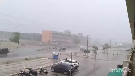 વિસનગર: વિસનગરમાં ધોધમાર વરસાદ: આખા દિવસના ઉકળાટ બાદ મેઘરાજાની ધમાકેદાર એન્ટ્રી