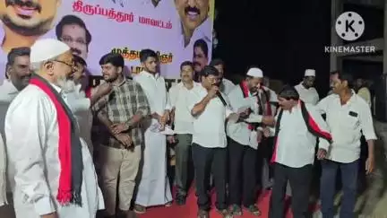 வாணியம்பாடி: ஷாகிராபாத் பகுதியில் திமுக நகர இளைஞரணி சார்பில் தெருமுனை பிரச்சாரம்