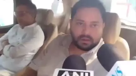 पटना ग्रामीण: पटना में RJD नेता तेजस्वी यादव ने नए पोर्टल लॉन्च के बाद मीडिया से की बात