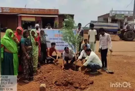 अटरू: वन्दे गंगा जल संरक्षण अभियान के तहत किया गया वृक्षारोपण