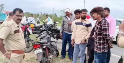ಚಾಮರಾಜನಗರ: ಮೆಲ್ಲಹಳ್ಳಿ ಗೇಟ್ ಬಳಿ ಮಹಿಳೆ ಬೈಕ್‌ನಿಂದ ಬಿದ್ದು ಗಾಯ