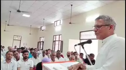 पूर्व कैबिनेट मंत्री ने प्रताप नगर एरिया में बताई 11 साल की नरेंद्र मोदी सरकार की उपलब्धियां।