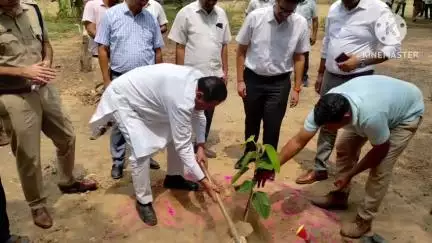 दौसा: कलेक्ट्रेट परिसर में वंदे गंगा जल संरक्षण जन अभियान के तहत पौधारोपण हुआ, जिला कलेक्टर और पुलिस अधीक्षक रहे उपस्थित