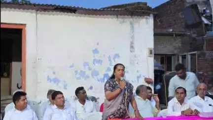 સુઈગામ: કડી વિધાનસભાના કાહવા ગામે આશીર્વાદ સભાના આયોજનમાં સાંસદે હાજરી આપી..