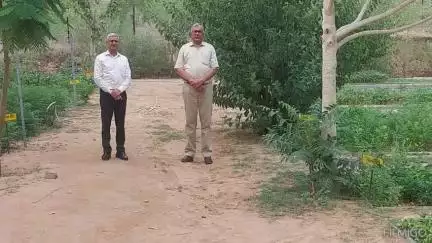 बीदासर: अतिरिक्त सम्भागीय आयुक्त ने गोपालपुरा नर्सरी और हरितिमा ढाणी का किया निरीक्षण