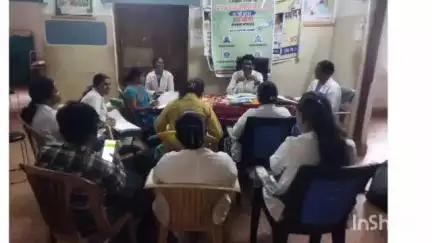 डौण्डी: स्वास्थ्य विभाग ने उप स्वास्थ्य केन्द्र टाऊनशिप में डायरिया नियंत्रण कार्यशाला का आयोजन किया