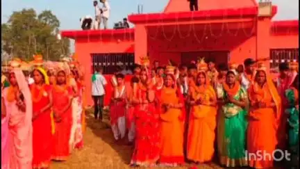पतरातू: गिद्दी मंडाटांड़ में मंडा पूजा धूमधाम से मनाई गई, माता पार्वती के नारों से गुंजायमान हुआ इलाका