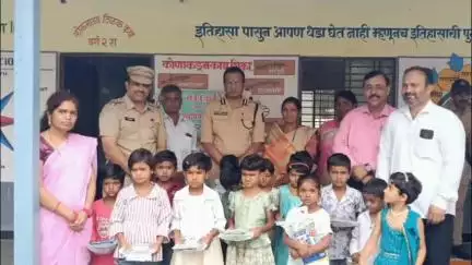 खुलताबाद: गदाना जिल्हा परिषद शाळेत प्रवेशोत्सव उत्साहात साजरा; पोलिस आयुक्त प्रविण पवार यांची प्रमुख उपस्थिती