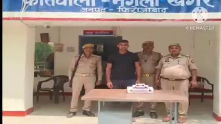 सिरसागंज: नगला खंगर क्षेत्र के गांव नगला मुकुंद में हुई लूट के अभियुक्त को पुलिस ने 24 घंटे में पकड़ा, लूटा माल बरामद