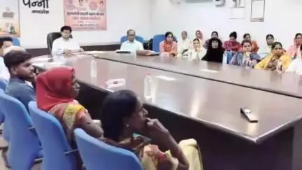 पन्ना: लाड़ली बहनों को मिली जून माह की आर्थिक सहायता राशि, पन्ना बी सी कक्ष में कार्यक्रम का लाइव प्रसारण