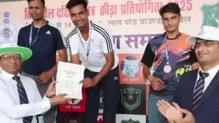 बैरसिया: भोपाल के टीटी नगर स्टेडियम में विसबल दक्षिणी जोन क्रीड़ा प्रतियोगिता 2025 का भव्य शुभारंभ