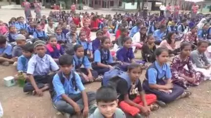 हदगाव: तामसा येथे जिल्हा परिषद शाळेत विद्यार्थ्यांच्या शाळेच्या पहिल्या दिवसाचे स्मरण पत्र अभियान