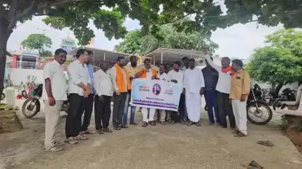 హత్నూర: బస్వాపూర్ మల్లికార్జున స్వామిని దర్శించుకున్న బిజెపి జిల్లా అధ్యక్షులు, ఒకే దేశం ఒకే ఎన్నికపై ప్రజలకు అవగాహన