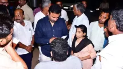 ಹುಬ್ಬಳ್ಳಿ ನಗರ: ನಗರದಲ್ಲಿ ಸಾರ್ವಜನಿಕರ ಅಹವಾಲು ಸ್ವೀಕರಿಸಿದ ಸಚಿವ ಸಂತೋಷ್ ಲಾಡ್