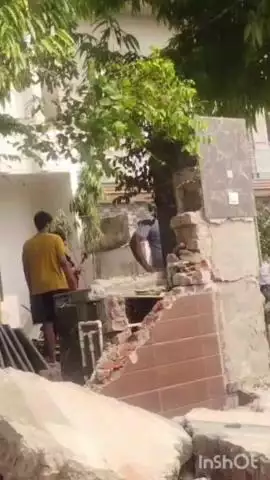भरतपुर: भरतपुर विकास प्राधिकरण ने मडरपुर रोड पर की कार्रवाई, स्थाई अतिक्रमण हटाया