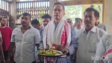 মৰাণ: আদানি-আম্বানীক দিবলৈ খিলঞ্জীয়া লোকক উচ্ছেদ কৰিছে বিজেপি চৰকাৰে মৰাণত কয় APCCৰ সভাপতি গৌৰৱ গগৈয়ে