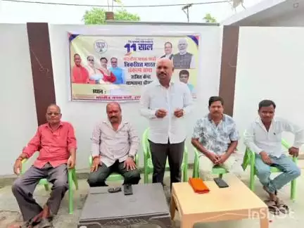 हरदोई: सदर तहसील के ग्राम तत्योरा में ग्राम पंचायत चौपाल कार्यक्रम में शामिल हुए एनजीओ प्रकोष्ठ के जिला सहसंयोजक
