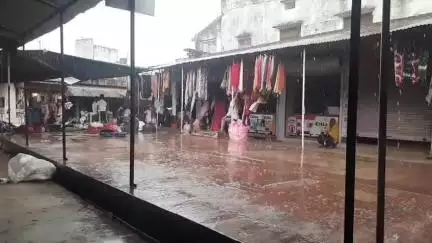 सरमथुरा वारिश का मोशन सुहावना हुआ  हरियाली  #@