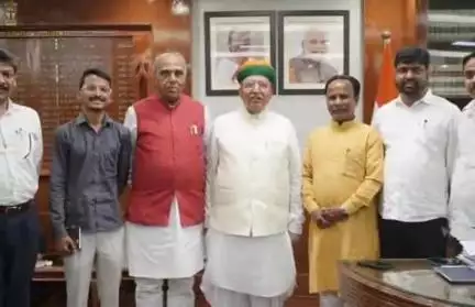 नौगढ़: सांसद जगदंबिका पाल ने नई दिल्ली में विधि मंत्री से की मुलाकात
