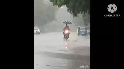 कोरबा: कोरबा में मानसून की पहली बारिश, एक घंटे की झमाझम बारिश से सड़कों पर जलभराव, लोगों को गर्मी से मिली राहत