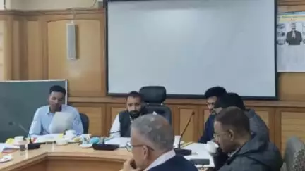कल्पा: DC किन्नौर ने आगामी मॉनसून सीज़न की तैयारियों को लेकर अधिकारियों की बैठक ली, दिए निर्देश