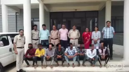 त्योंदा: त्योंदा पुलिस ने मारपीट व अपहरण की कोशिश करने वाले आठ आरोपियों को किया गिरफ्तार