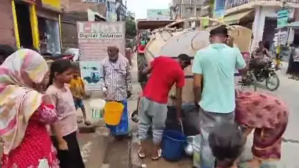 दरभंगा: नल जल योजना नहीं पहुंचने की वजह से वार्ड 42 के बेलवागंज के लोग पेयजल के लिए टैंकर पर निर्भर #jansamasya