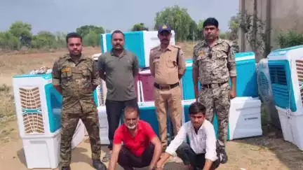 राजनगर: बमीठा पुलिस ने बसारी गांव में गोदाम से कूलर चुराने वाले दो आरोपियों को 2 दिन में किया गिरफ्तार