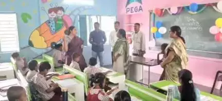 గద్వాల్: పట్టణంలోని పిజెపి క్యాంపు ప్రభుత్వ పాఠశాలను సందర్శించిన RJD విజయలక్ష్మి