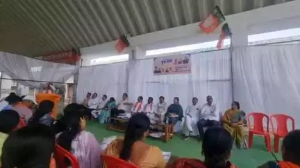 कांकेर: भाजपा की केंद्र में सरकार के ग्यारह साल पर संकल्प से सिद्धि कार्यक्रम के तहत प्रोफेशनल मीट और प्रदर्शनी लगाई गई