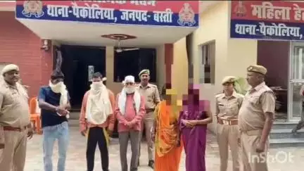 हर्रैया: जीतीपुर में बालिका की हत्या के मामले में वांछित 5 लोगों को पैकोलिया पुलिस ने गुलरियहवा से किया गिरफ्तार